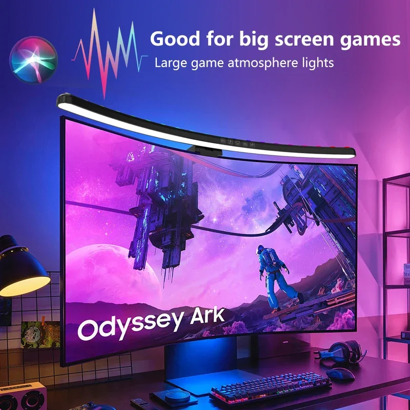 Esports Gaming Bed - 60cm RGB 스크린 교수형 조명 컴퓨터