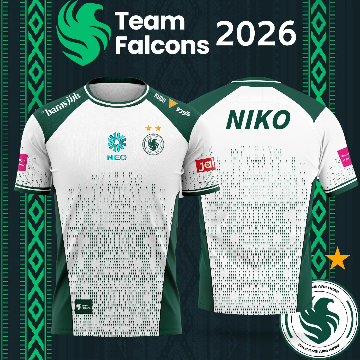 패밀리 매칭 2026 팀 팔콘스 NIKO Esports - Esports Gaming T Shirt 리뷰 및 가격