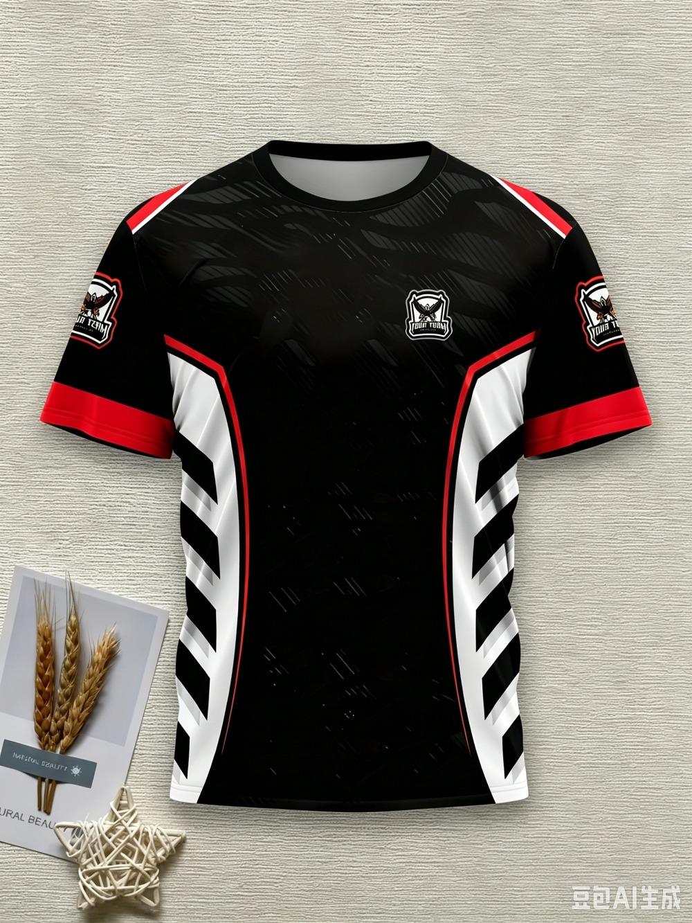 남성용 게이밍 e스포츠 팀 저지 티셔츠, 블랙-골드-화 - Esports Gaming Team Logo 리뷰 및 가격