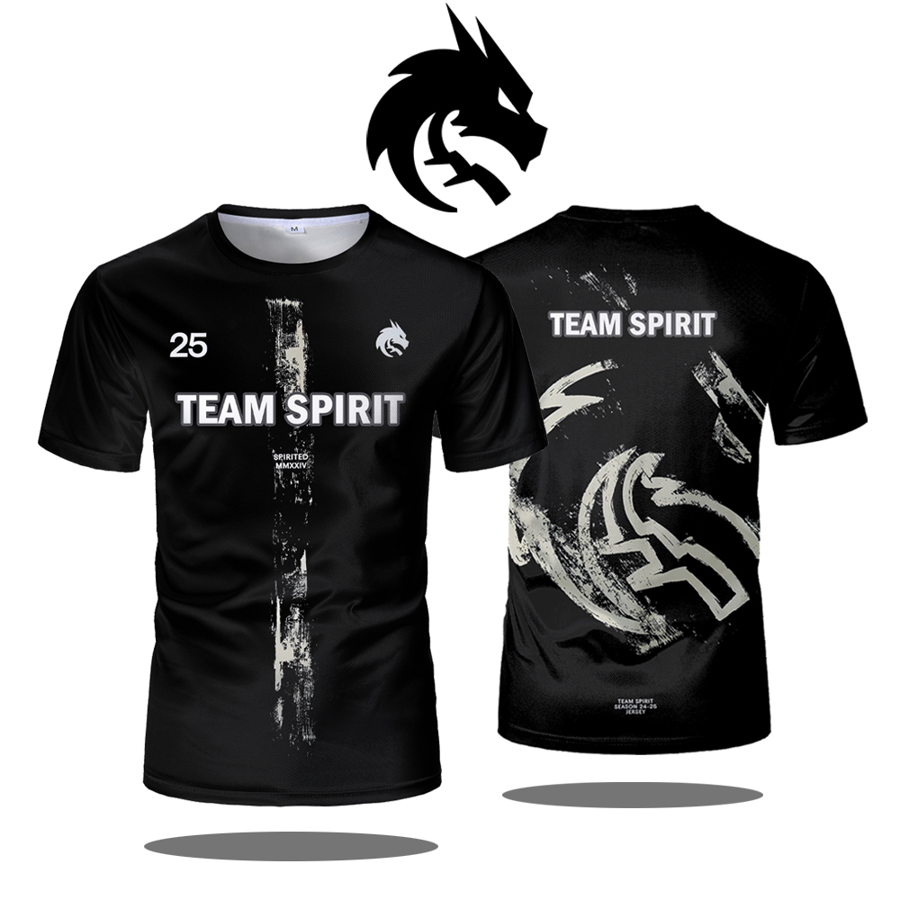 팀 스피릿 2025 새 유니폼 CS2 스포츠 유니폼 D - Esports Gaming T Shirt 리뷰 및 가격